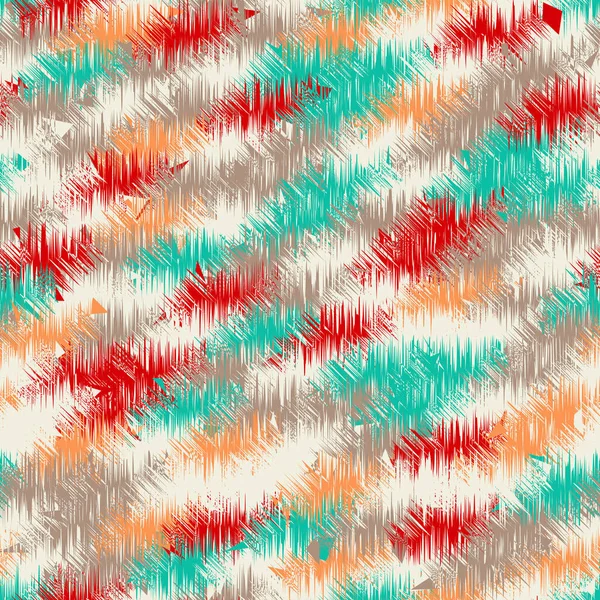 Бесшовный Абстрактный Рисунок Стиле Каракулей Изображением Красочных Штрихов — стоковый вектор