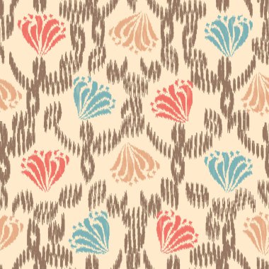 Çiçek süsüsüyle kusursuz soyut desen