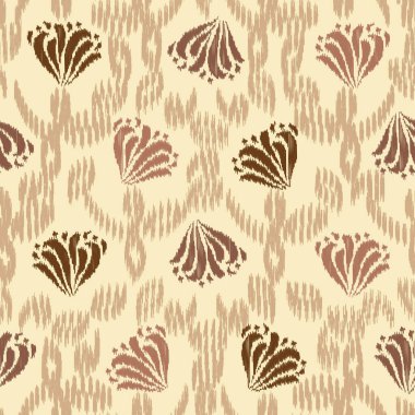 Çiçek süsüsüyle kusursuz soyut desen