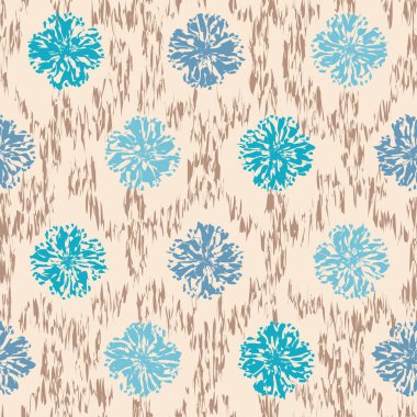 Çiçek süsüsüyle kusursuz soyut desen