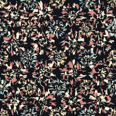 Çiçek süsüsüyle kusursuz soyut desen