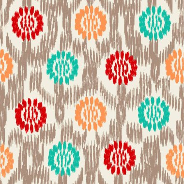 Çiçek süsüsüyle kusursuz soyut desen