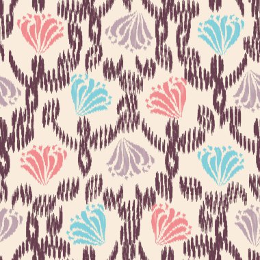 Çiçek süsüsüyle kusursuz soyut desen