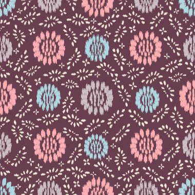 Çiçek süsüsüyle kusursuz soyut desen