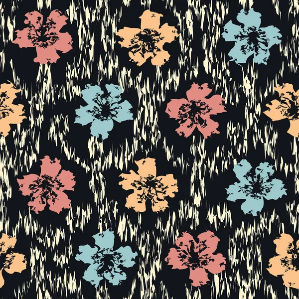 Çiçek süsüsüyle kusursuz soyut desen