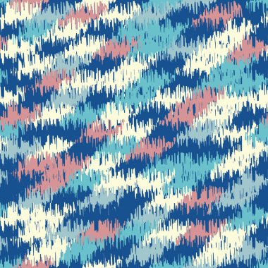 Renkli vuruşların görüntüsüyle karalama biçiminde kusursuz soyut desen. 