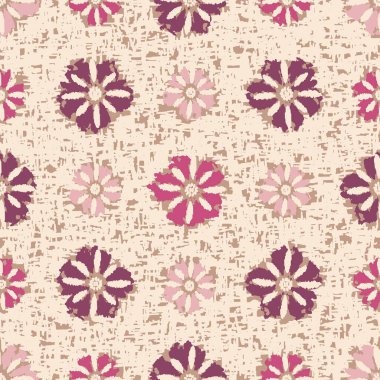 Çiçek süsüsüyle kusursuz soyut desen