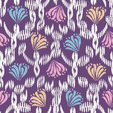 Çiçek süsüsüyle kusursuz soyut desen