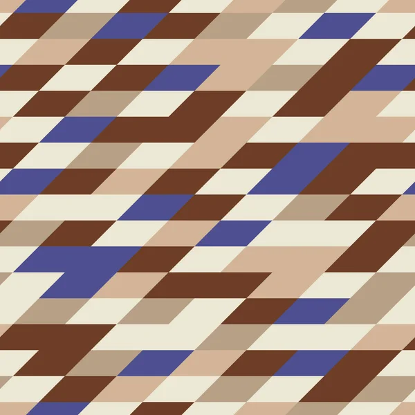Abstract Geometrisch Naadloos Patroon Met Gekleurde Rechthoekige Segmenten — Stockvector