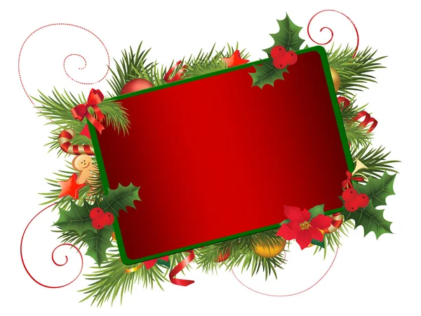Kerstmis frame — Stockfoto