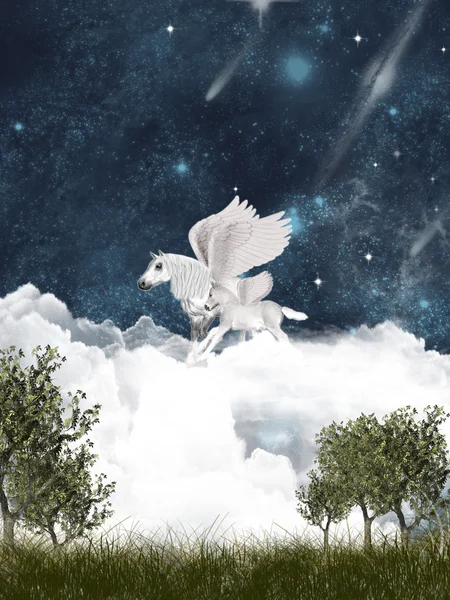 Pegasus saga — Stockfoto