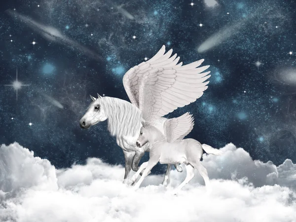 Pegasus-Märchen — Stockfoto