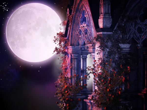 Kouzelná gotická noc — Stock fotografie