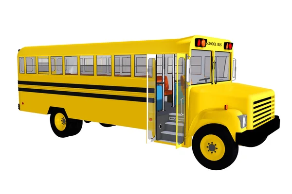 3D schoolbus — Φωτογραφία Αρχείου