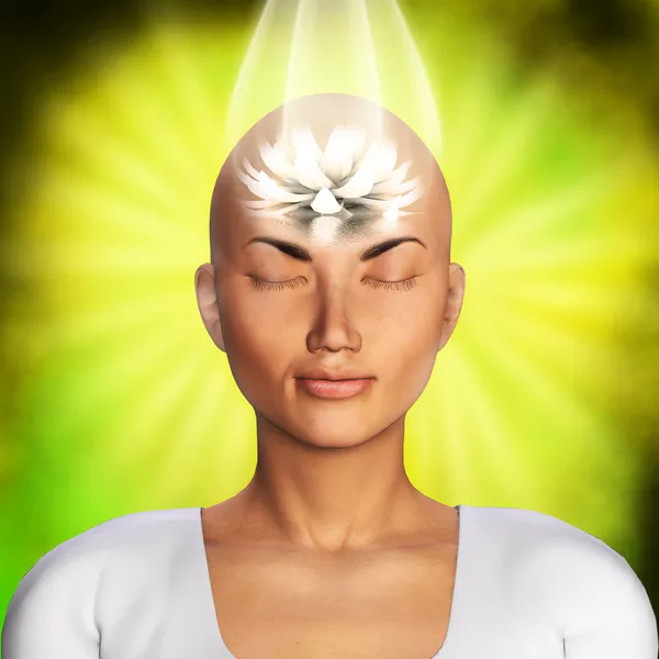 meditasyon illüstrasyon