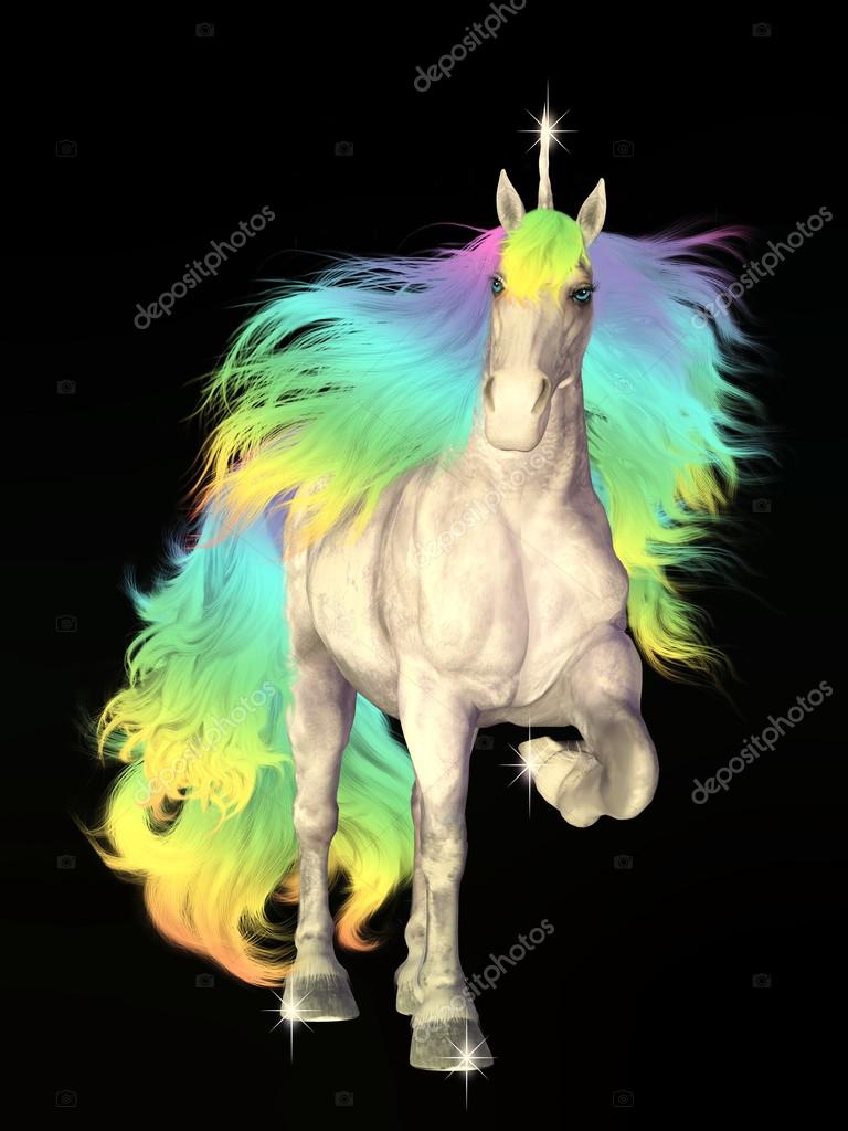 White Unicorn — Stock Photo © artecke 37019569