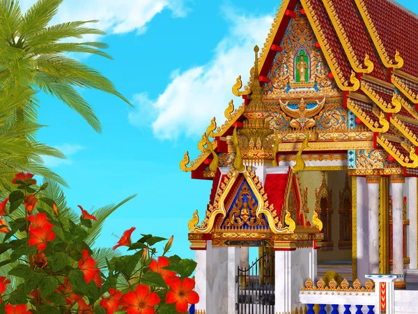 Thai Temple — Stock Photo, Image