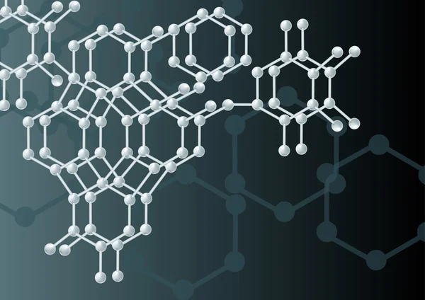 Fondo molecular — Archivo Imágenes Vectoriales