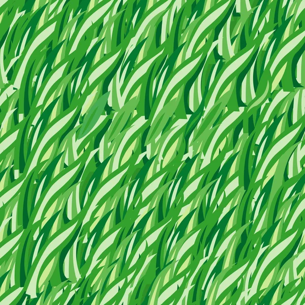 Hierba verde (vector sin costura ) — Vector de stock