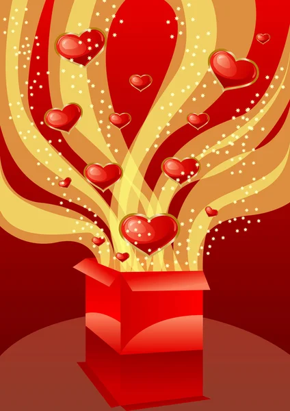 Love box — Stock Vector