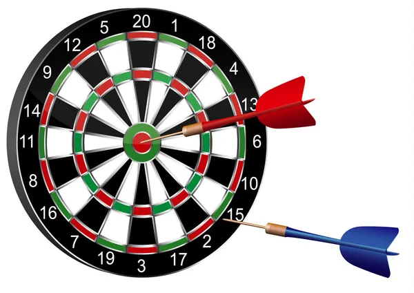 Darts (vector) — Stock Vector