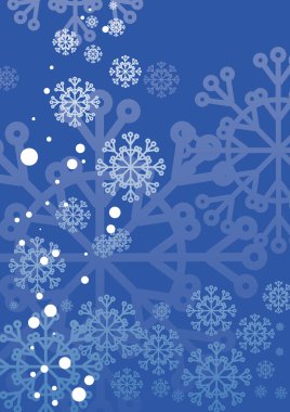 kar taneleri ile kart