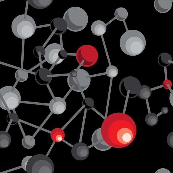 Molekül pürüzsüz arkaplan — Stok Vektör