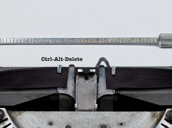 Ctrl-Alt-Delete — Zdjęcie stockowe