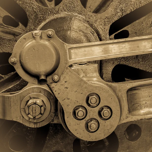 Steam Train Wheel Axle — Stock Photo, Image