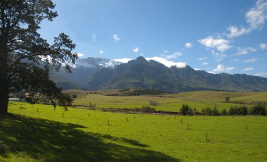 çiftlik sahnede overberg - Güney Afrika