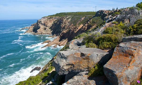 Mossel Bay Coastline, Sud Africa Immagini Stock Royalty Free