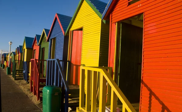 St. james, Kapsztad, RPA - kolorowe domy — Zdjęcie stockowe