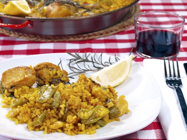 Paella — Stock Photo, Image