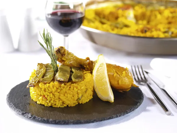 Paella Ordförande Stockbild