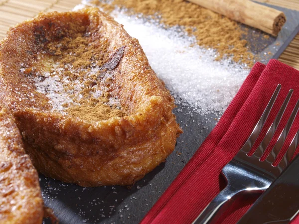 Torrijas - französischer Toast — Stockfoto