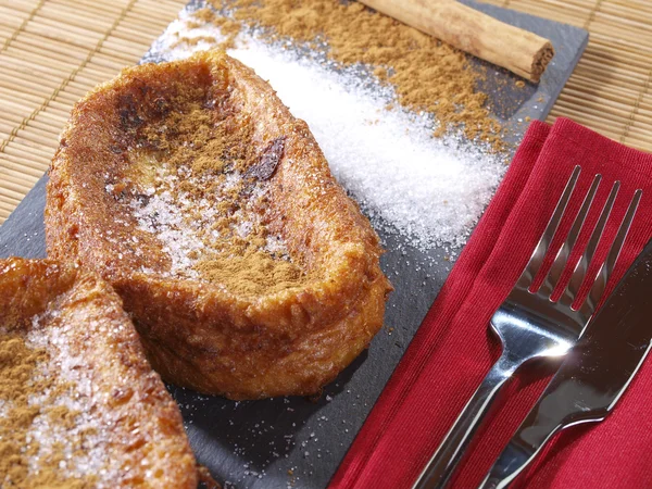 Torrijas - französischer Toast — Stockfoto