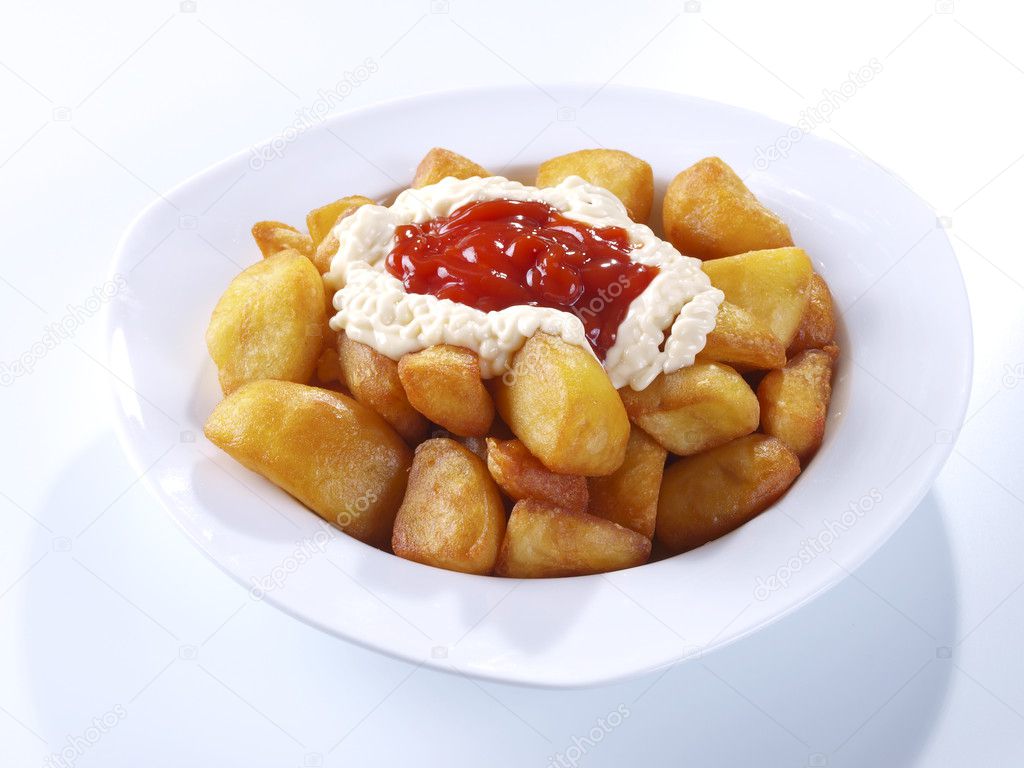 Patatas Bravas - Hot spicy fried potatoes