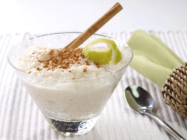 Rice Pudding - Arroz con leche — Stock Photo, Image