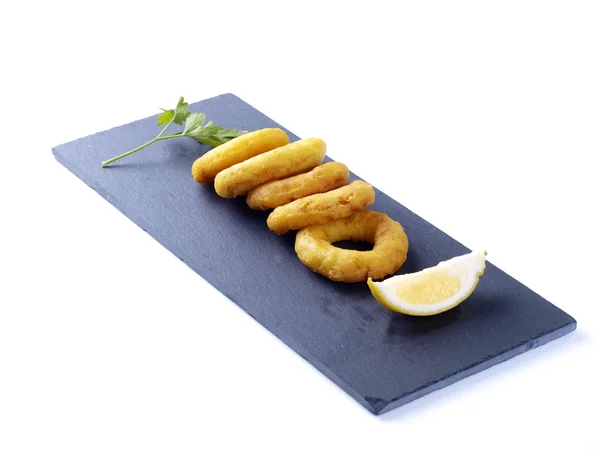 Calamares a la romana - Fried calamari — Stock Photo, Image