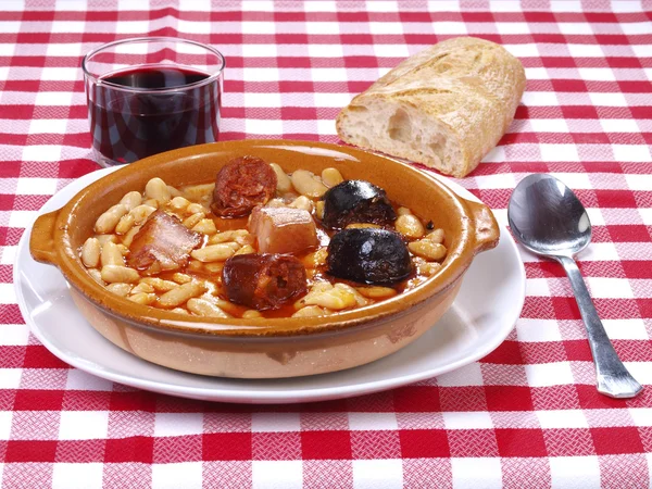 Fabada asturiana — Zdjęcie stockowe