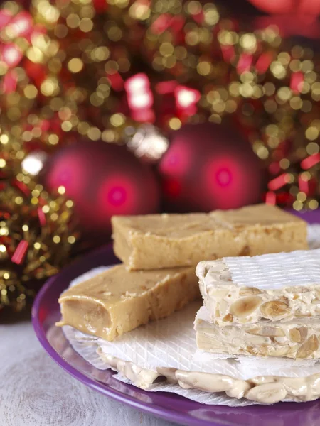 Doces de Natal espanhol . — Fotografia de Stock