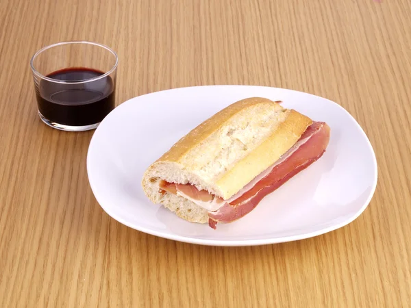 Bocadillo de Jamon, — Photo