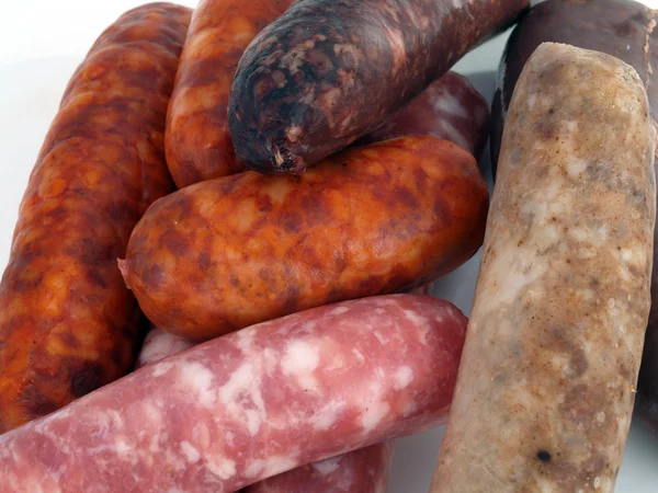 Spanish sausages. — Stock Photo, Image