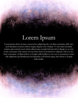 Grunge afiş ile boş alanı