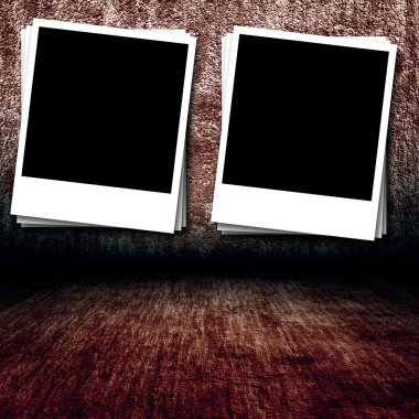 grunge duvar fotoğraf çerçeveleri