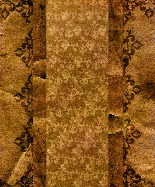 Grunge papel como um presente vintage embalagem textura — Fotografia de Stock
