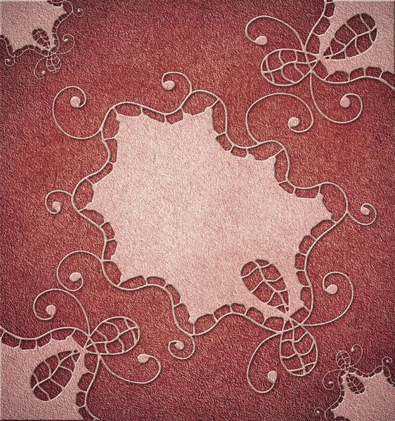 Decorative paper background (vintage scrapbook cover) — Stock Photo, Image