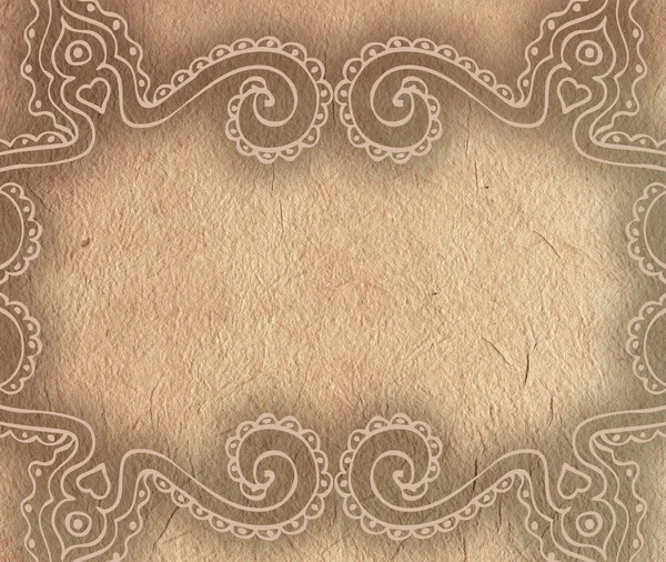 Винтажный потрепанный фон с классическим орнаментом — стоковое фото