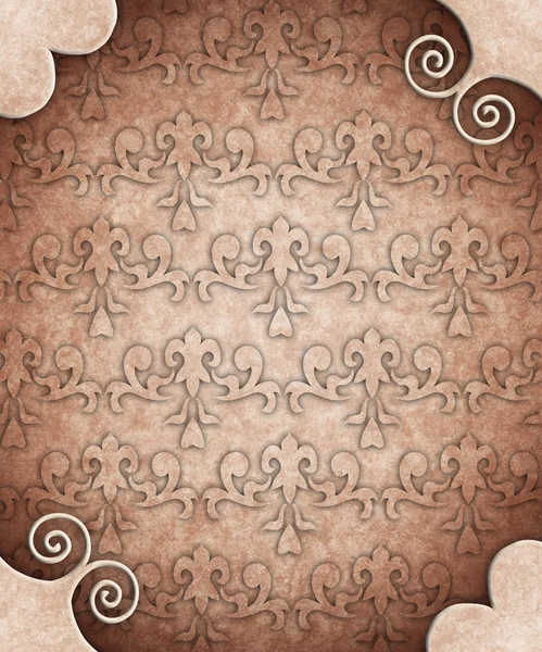 Paper background (vintage cover template) — Stock Photo, Image