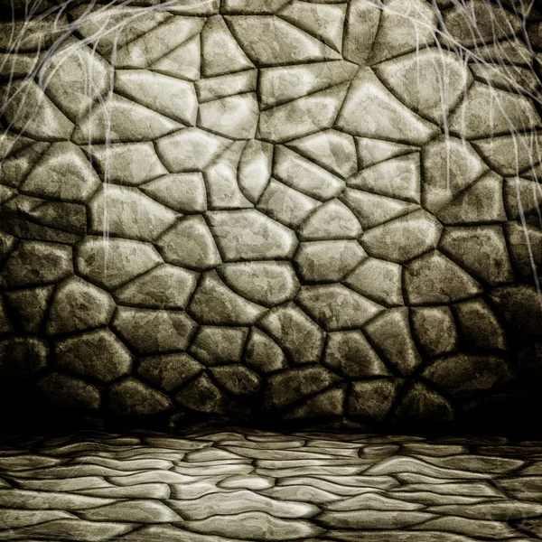 石造りのグランジ interrior — ストック写真